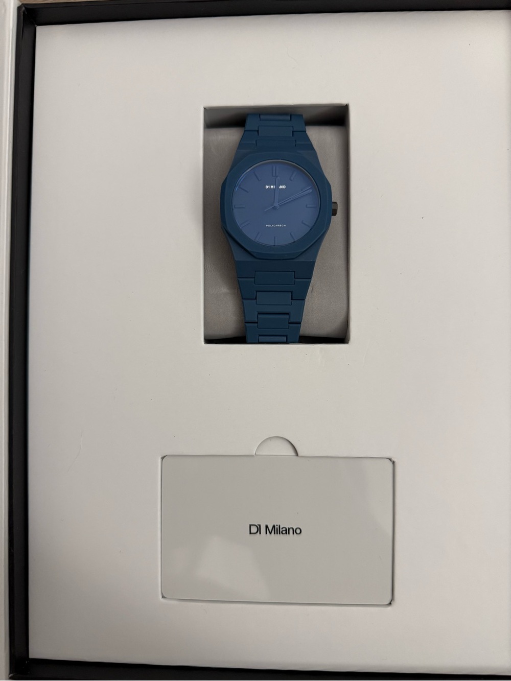 D1 Milano Blue Polycarbon Watch